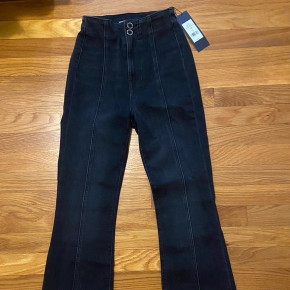 Veronica Beard Black Flare Jeans - Picture 5 of 6